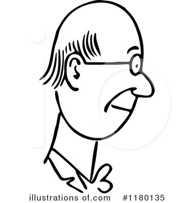 Royalty-Free (RF) Man Clipart Illustration by Prawny Vintage - Stock Sample #1180135