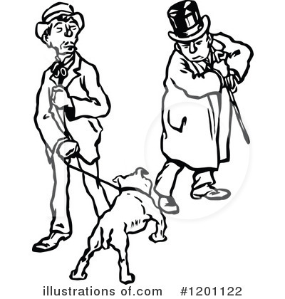 Royalty-Free (RF) Man Clipart Illustration by Prawny Vintage - Stock Sample #1201122