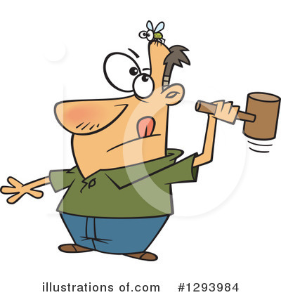 Royalty-Free (RF) Man Clipart Illustration by toonaday - Stock Sample #1293984