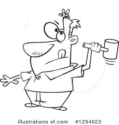 Royalty-Free (RF) Man Clipart Illustration by toonaday - Stock Sample #1294023