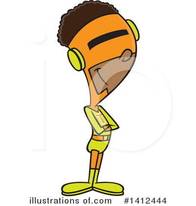 Royalty-Free (RF) Man Clipart Illustration by toonaday - Stock Sample #1412444