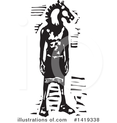 Minotaur Clipart #1419338 by xunantunich