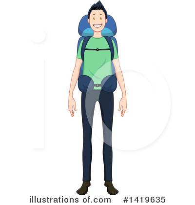 Royalty-Free (RF) Man Clipart Illustration by Liron Peer - Stock Sample #1419635