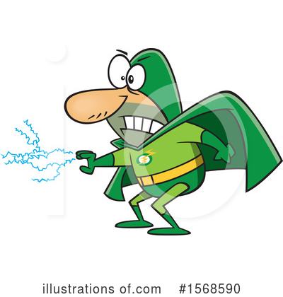 Super Man Clipart #1568590 by toonaday