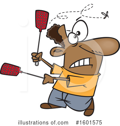 Fly Swatter Clipart #1601575 by toonaday