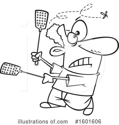 Royalty-Free (RF) Man Clipart Illustration by toonaday - Stock Sample #1601606