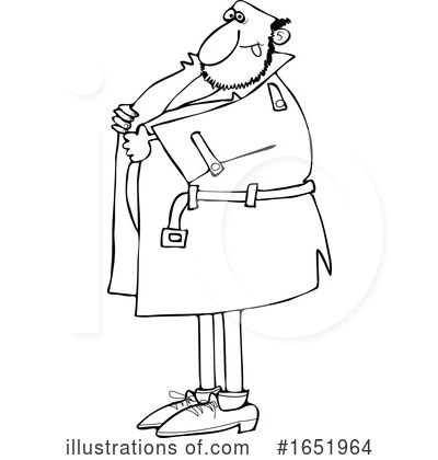 Flasher Clipart #1651964 by djart