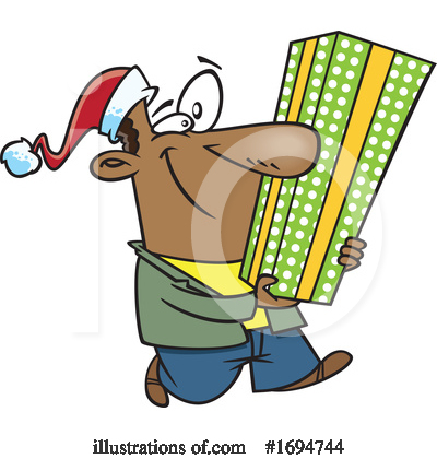 Christmas Present Clipart #1694744 by toonaday