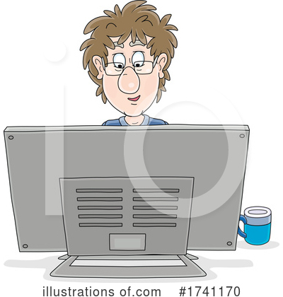 Computers Clipart #1741170 by Alex Bannykh