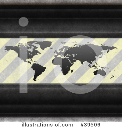 Royalty-Free (RF) Map Clipart Illustration by Arena Creative - Stock Sample #39506
