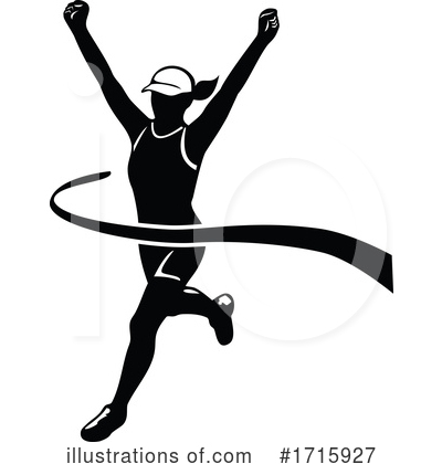 Triathlon Clipart #1715927 by patrimonio