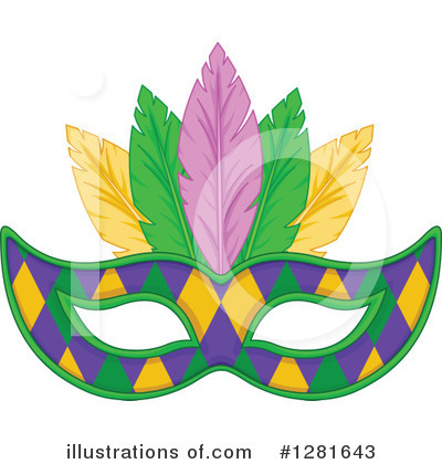 Royalty-Free (RF) Mardi Gras Clipart Illustration by Pushkin - Stock Sample #1281643