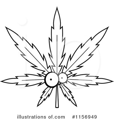 Marijuana Clipart #1156949 by Cory Thoman