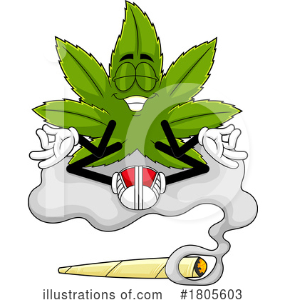 Cannabis Clipart #1805603 by Hit Toon