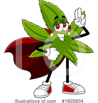 Royalty-Free (RF) Marijuana Clipart Illustration by Hit Toon - Stock Sample #1805604