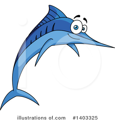 Marlin Clipart #1403325 by Vector Tradition SM
