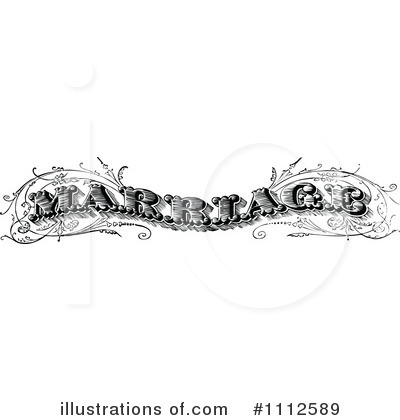 Royalty-Free (RF) Marriage Clipart Illustration by Prawny Vintage - Stock Sample #1112589