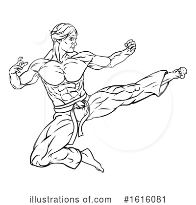 Martial Arts Clipart #1616081 by AtStockIllustration