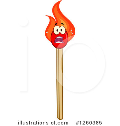 Matches Clipart #1260385 by Hit Toon