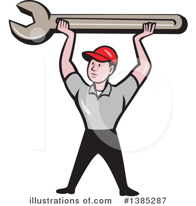 Royalty-Free (RF) Mechanic Clipart Illustration by patrimonio - Stock Sample #1385287