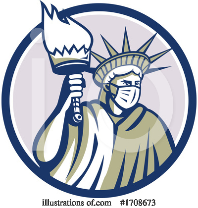 Statue Of Liberty Clipart #1708673 by patrimonio
