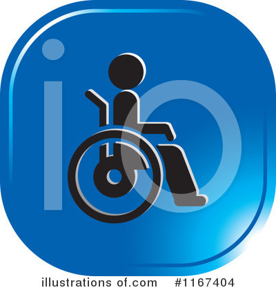 Wheelchair Clipart #1167404 by Lal Perera