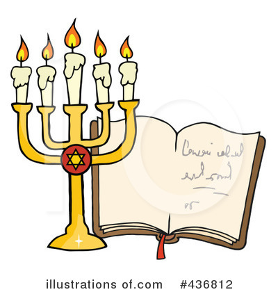 Menorah Clipart #436812 by Hit Toon