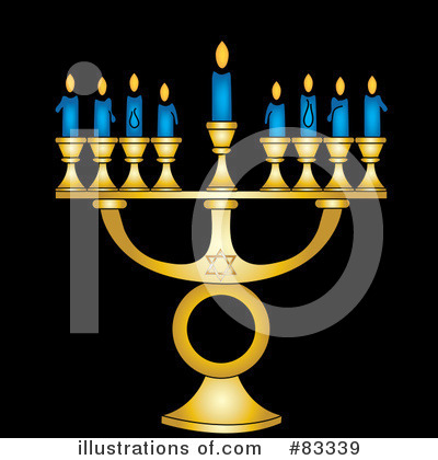 Menorah Clipart #83339 by Pams Clipart