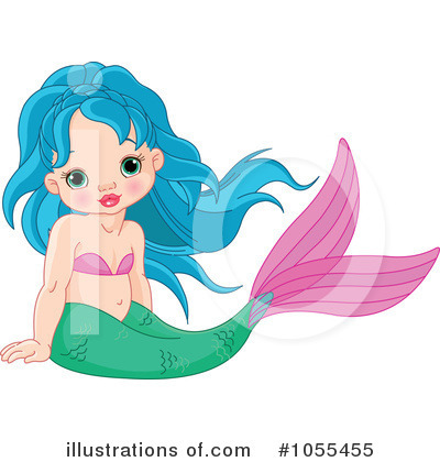 Mermaid Clipart #1055455 by Pushkin