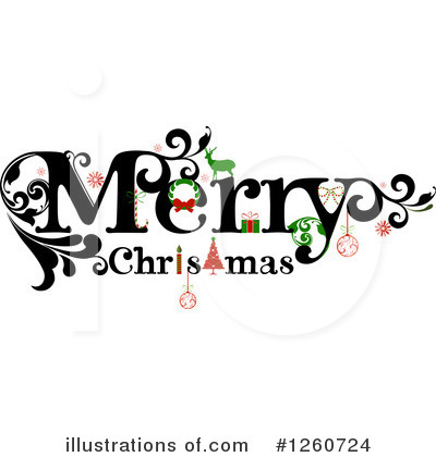 Royalty-Free (RF) Merry Christmas Clipart Illustration by OnFocusMedia - Stock Sample #1260724
