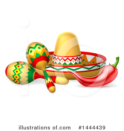 Cinco De Mayo Clipart #1444439 by AtStockIllustration