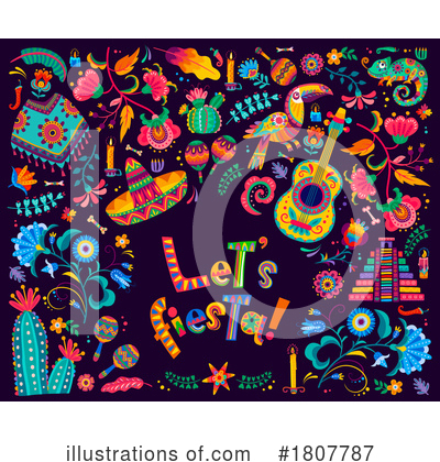 Royalty-Free (RF) Mexican Clipart Illustration by Vector Tradition SM - Stock Sample #1807787