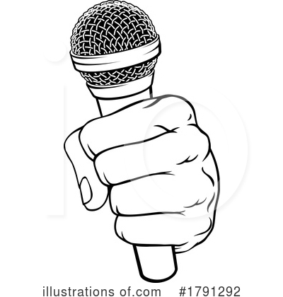 Royalty-Free (RF) Mic Clipart Illustration by AtStockIllustration - Stock Sample #1791292