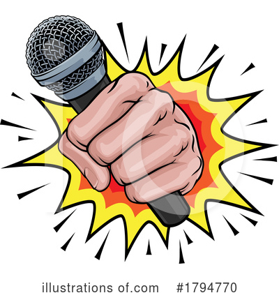 Karaoke Clipart #1794770 by AtStockIllustration