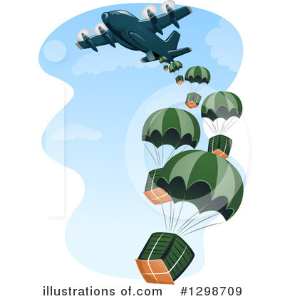 Parachute Clipart #1298709 by BNP Design Studio