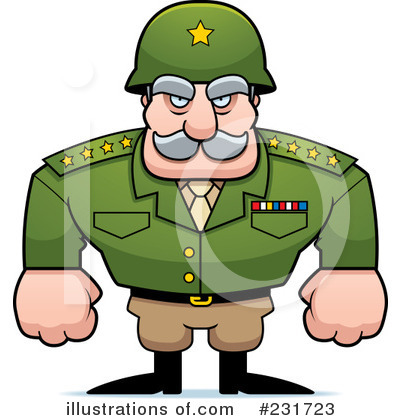 Royalty-Free (RF) Military Clipart Illustration by Cory Thoman - Stock Sample #231723