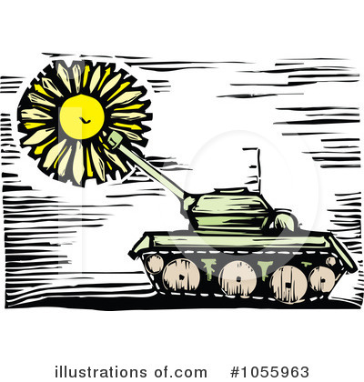 Royalty-Free (RF) Military Tank Clipart Illustration by xunantunich - Stock Sample #1055963