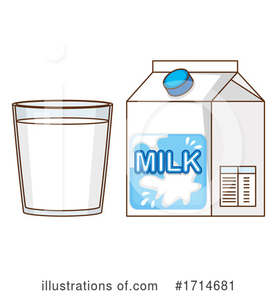 Milk Clipart #1714680 - Illustration by Graphics RF