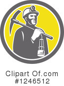Miner Clipart #1246512 by patrimonio