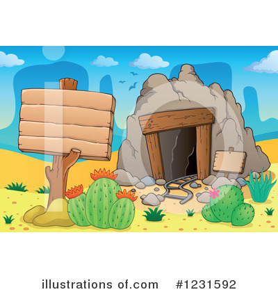Royalty-Free (RF) Mining Clipart Illustration by visekart - Stock Sample #1231592