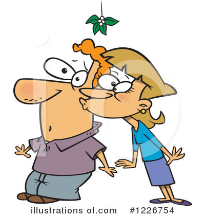 Kissing Clipart #1226754 by toonaday