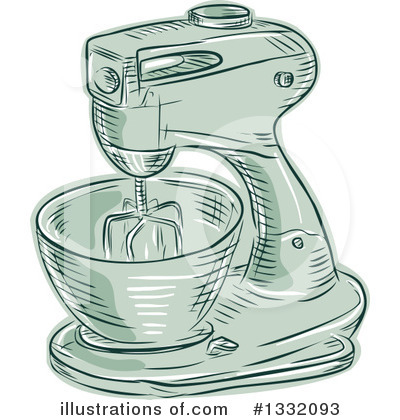 Royalty-Free (RF) Mixer Clipart Illustration by patrimonio - Stock Sample #1332093