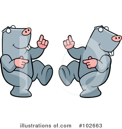 Royalty-Free (RF) Mole Clipart Illustration by Cory Thoman - Stock Sample #102663
