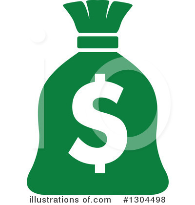 Money Bag Clipart #1304498 by Vector Tradition SM