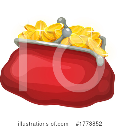Coins Clipart #1773852 by Vector Tradition SM