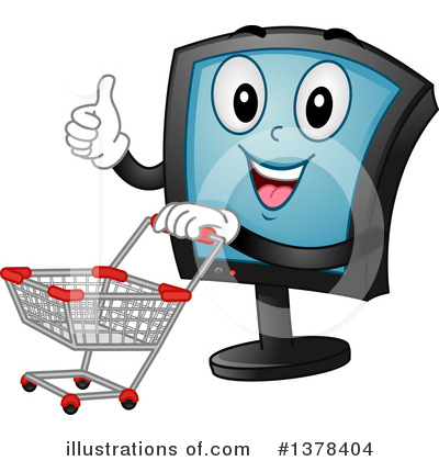 Online Shopping Clipart #1378404 by BNP Design Studio