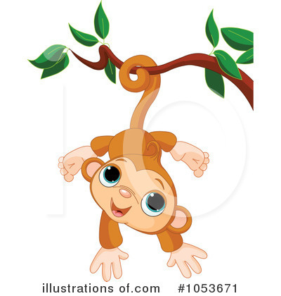 Monkey Clipart #1053671 by Pushkin
