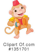 Monkey Clipart #1351701 by Pushkin