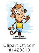 Monkey Clipart #1420319 by Cory Thoman