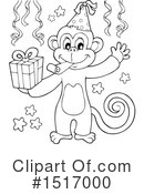 Monkey Clipart #1517000 by visekart